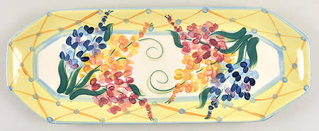 Garden View Bread Tray by Gail Pittman