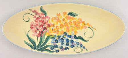 Garden View 19" Fish Platter