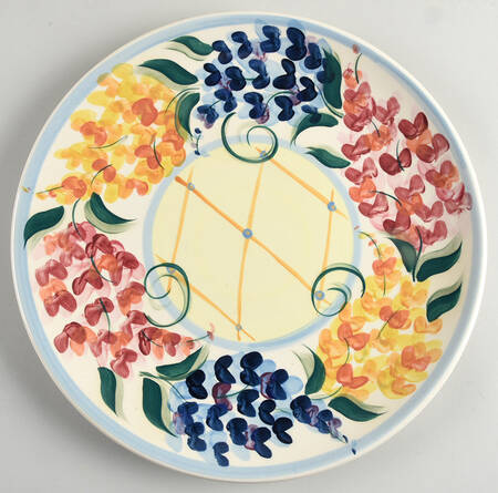 Garden View 14" Chop Plate (Round Platter)