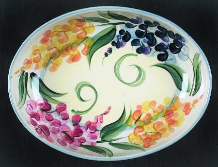 Garden View 10" Oval Vegetable Bowl