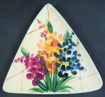 Garden View Triangular Salad Plate