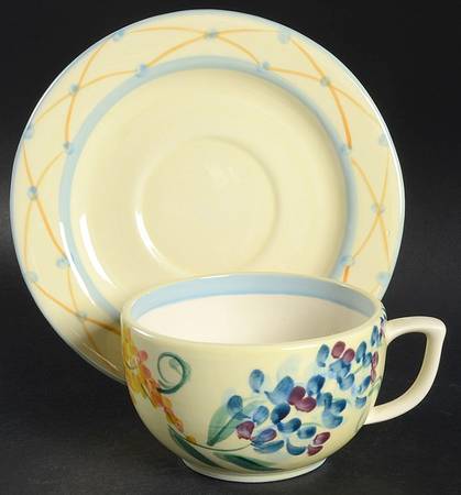 Garden View Breakfast Cup & Saucer Set