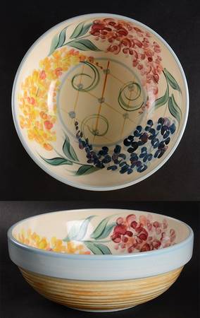 Garden View 8" Salad Serving Bowl