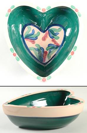 Juniper 7" Heart Shaped Bowl