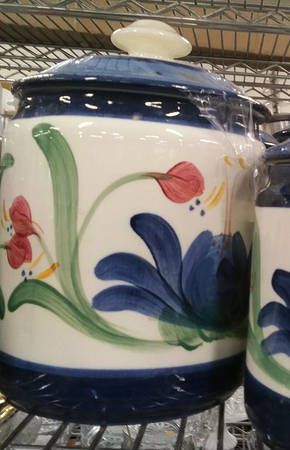 Overstreet Large Canister & Lid