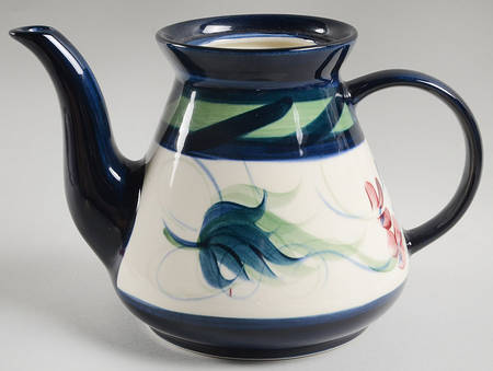 Grapevine Green Teapot No Lid