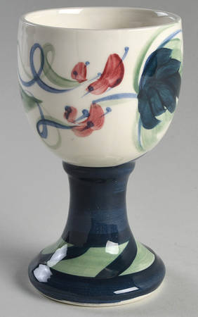 Grapevine Green China Goblet