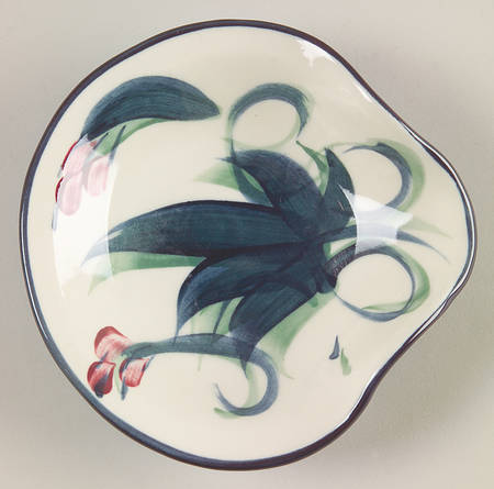 Grapevine Green Spoon Rest/Holder (Holds 1 Spoon)