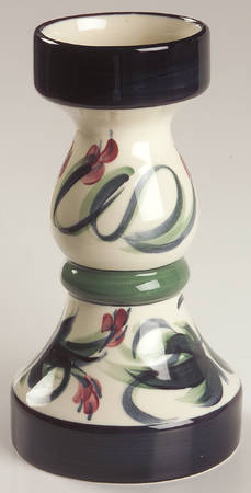 Grapevine Green 8" Pillar Candleholder