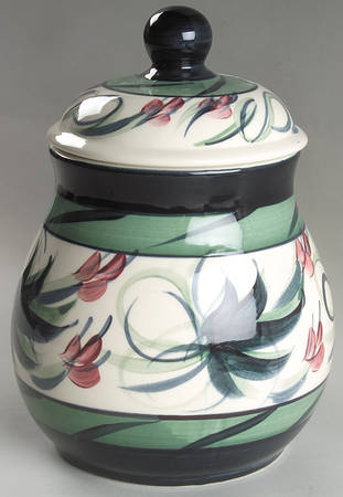 Grapevine Green Extra Large Canister & Lid