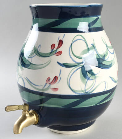 Grapevine Green China Beverage Server No Lid