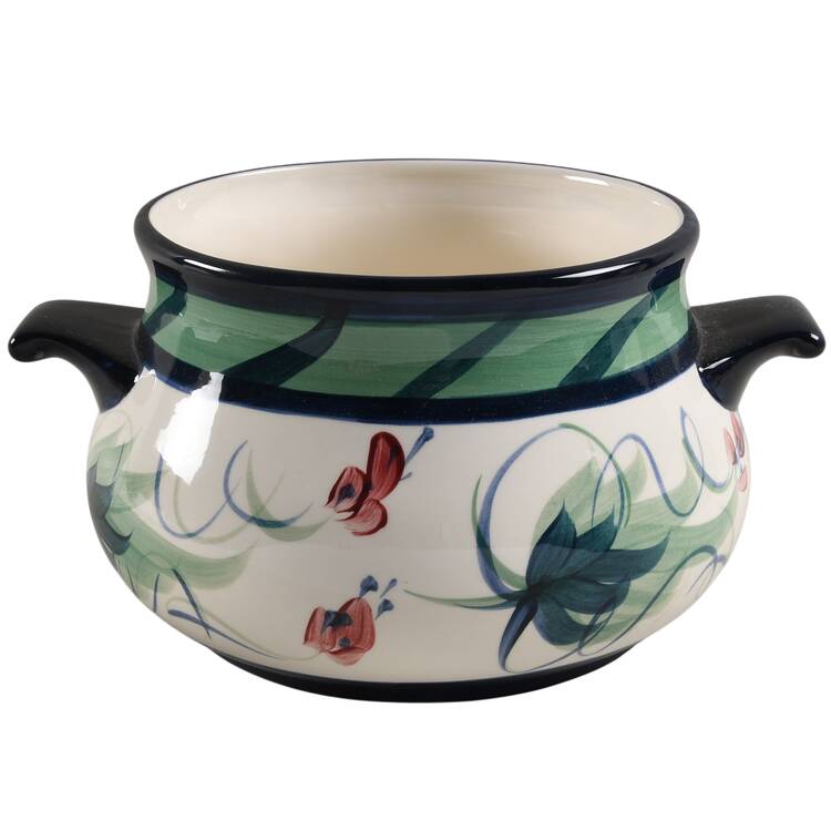 Grapevine Green Tureen No Lid