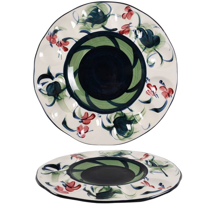 Grapevine Green Deviled Egg Plate
