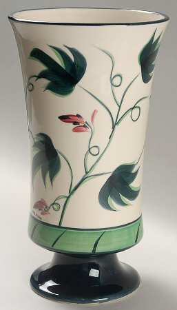 Grapevine Green 10" Vase