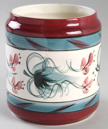 Red Grapevine Large Canister No Lid