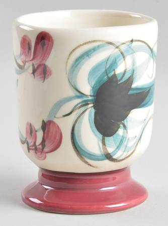 Red Grapevine China Bathroom Tumbler