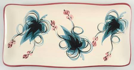 Red Grapevine Large Sandwich Tray