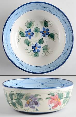 Annabella 10" Large Salad Serving Bowl