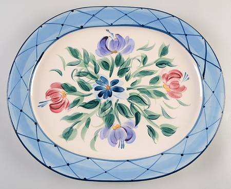 Annabella 17" Oval Serving Platter