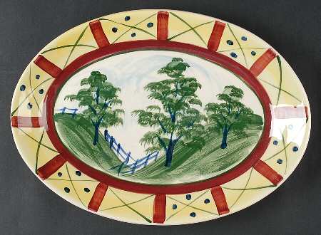 Natchez Trace 13" Oval Serving Platter
