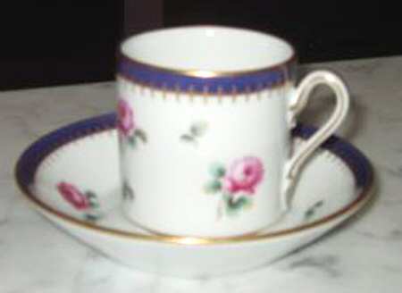 Principessa Rosa Flat Demitasse Cup & Saucer Set