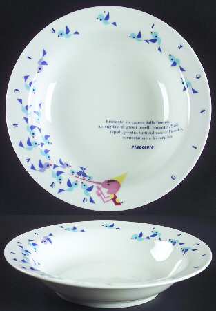 Pinocchio Rim Soup Bowl