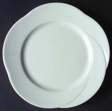 Nuvola White Salad Plate