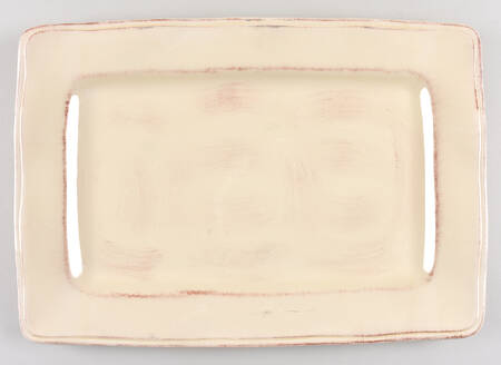 Rhapsody Sand 18" Rectangular Serving Platter