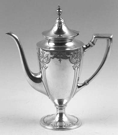 5966c (Sterling, Hollowware) Sterling Demitasse Pot