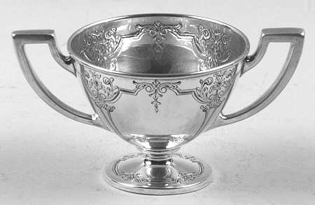 5966c (Sterling, Hollowware) Mini Open Sugar Bowl