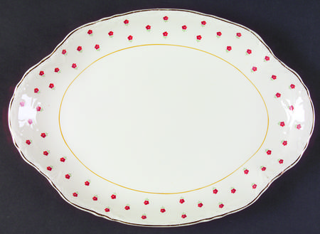 Blushing Rose Dalrymple (Radisson Shape) 13" Oval Serving Platter