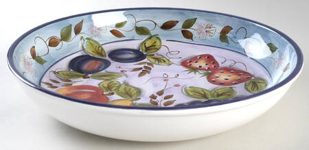 Bella Fruita Rim 13" Pasta Serving Bowl