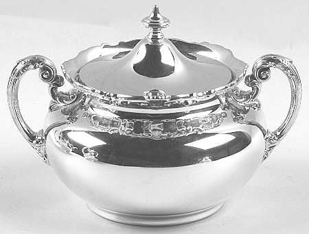 A5851 (Sterling, Hollowware) Sugar Bowl & Lid