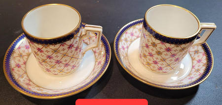 GIN112 Flat Cup & Saucer Set