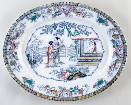 6369 18" Oval Serving Platter
