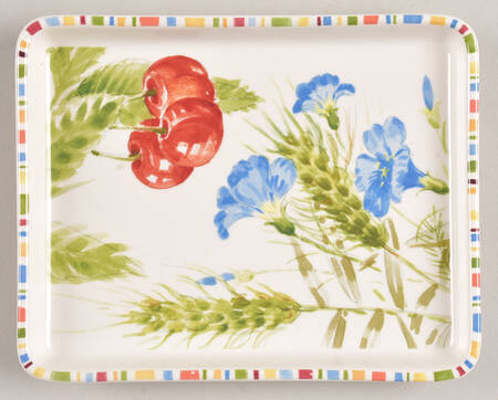 Cherry 5" Rectangular Tray