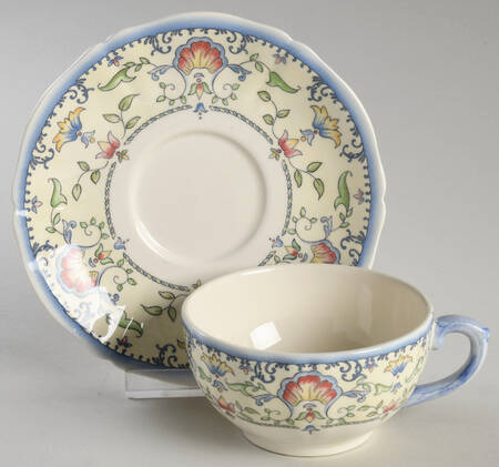 Marie Louise Flat Cup & Saucer Set