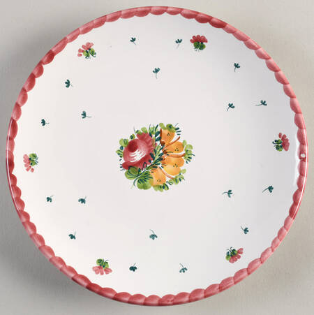 Biedermeier (Coupe, Smooth) Dessert/Pie Plate
