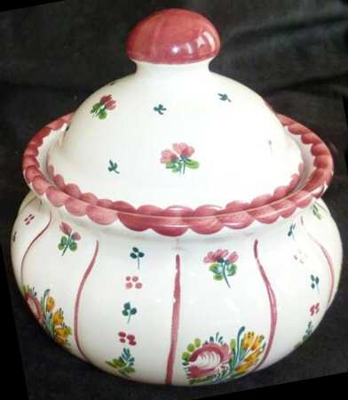 Biedermeier (Coupe, Smooth) Sugar Bowl & Lid
