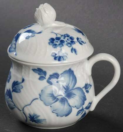 GIN121 2 Pc Pot de Creme w/Lid & Base