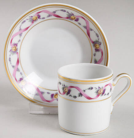 Boboli Flat Demitasse Cup & Saucer Set