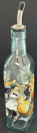 Napa Valley Quartet Glass Oil with Drizzle Spout