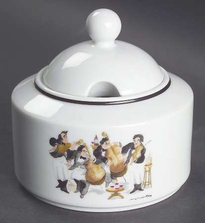 Napa Valley Quartet Sugar Bowl & Lid
