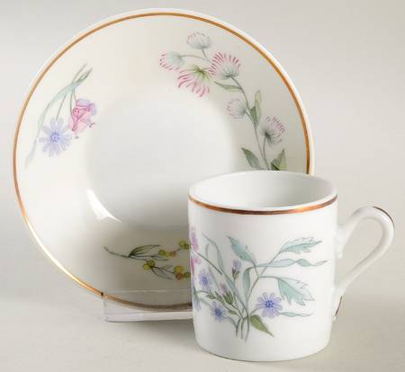 Maveta Flat Demitasse Cup & Saucer Set