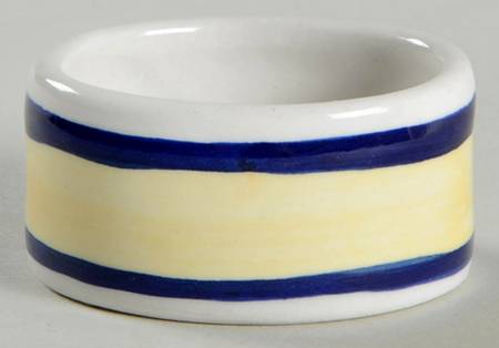 Tavernware Yellow (Rim) Napkin Ring