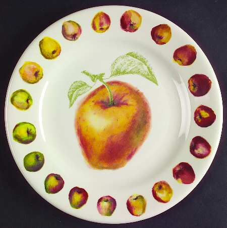 Belle Helene Dessert/Pie Plate by Faiencerie De Gien