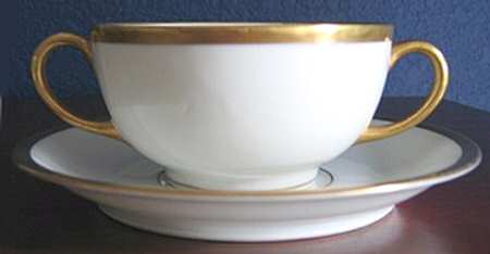 GUE384 Flat Bouillon Cup & Saucer