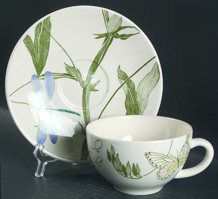 Libellules Breakfast Cup & Saucer Set