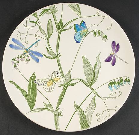 Libellules Cake Plate