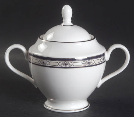 Newport Palace (Fine China, Made in USA) Sugar Bowl & Lid